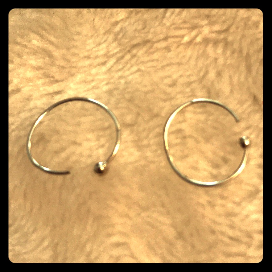 Sterling Silver Nose Hoops